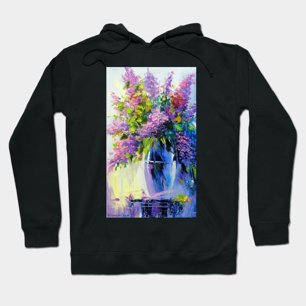 Bouquet of lilac Hoodie by OLHADARCHUKART